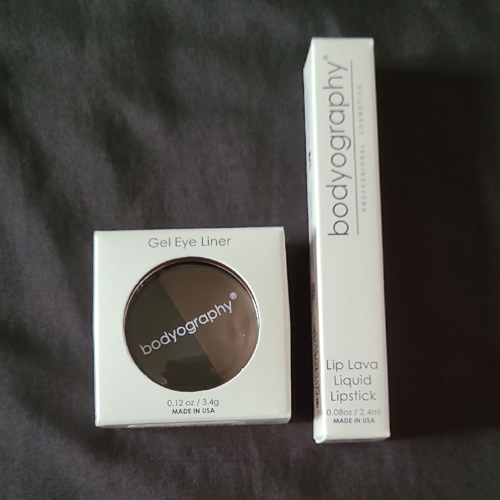 Bodyography Gel Eye Liner and Lip Lava Liquid Lipstick Set
